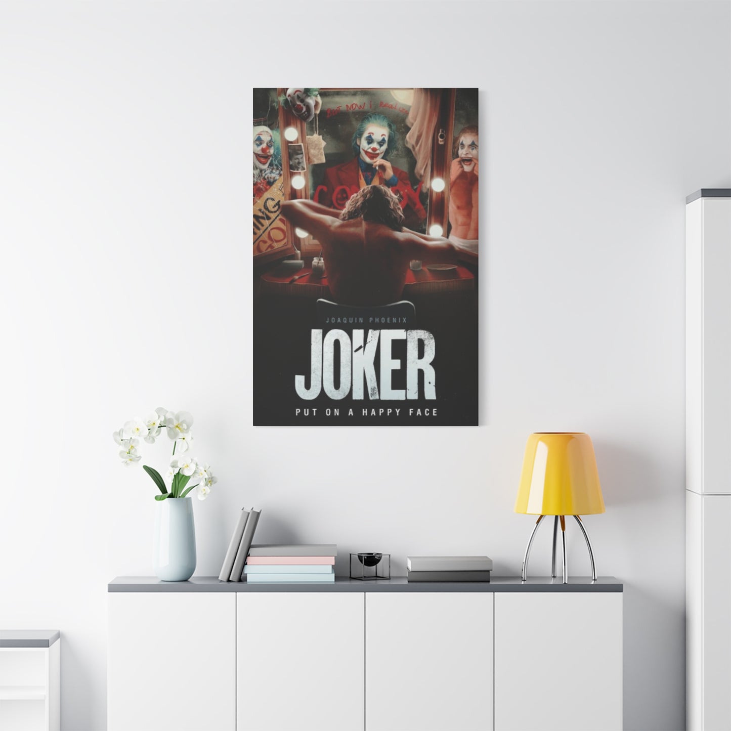 Joker Horror Movie Poster Wall Art & Canvas Prints