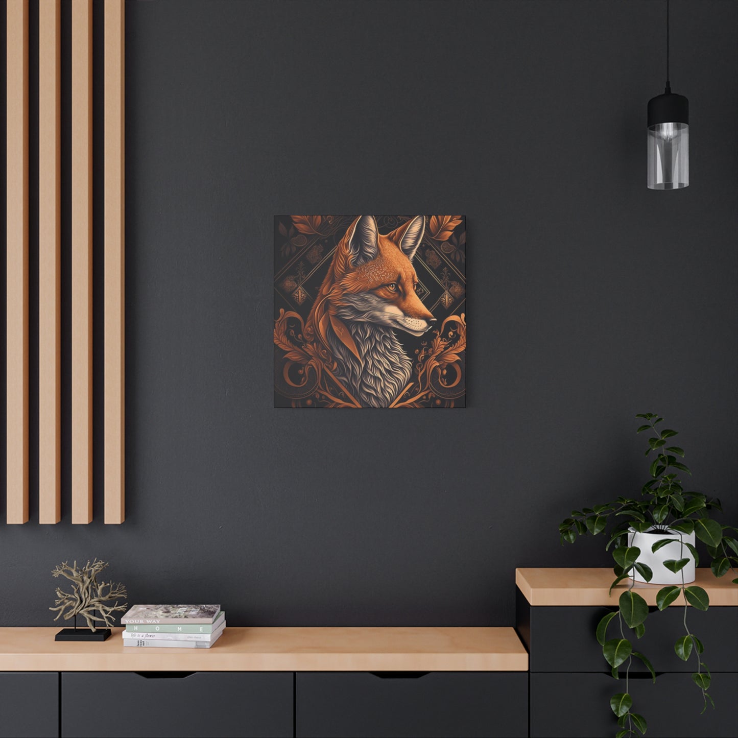 Fox Closeup Abstract Wall Art & Canvas Prints