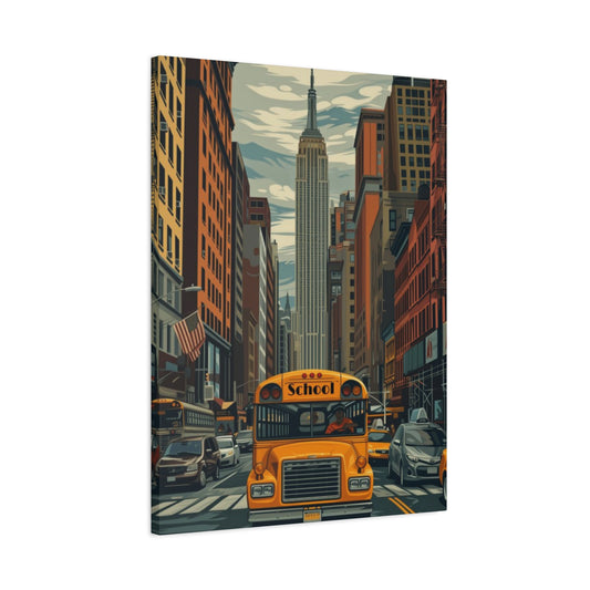 Bus Of New York City Wall Art & Canvas Prints