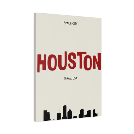 Aesthetic Houston Skyline Silhouette Wall Art & Canvas Prints