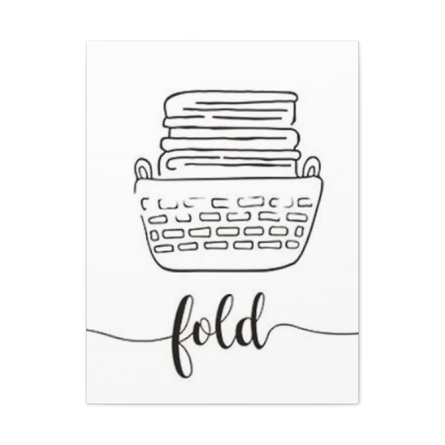 Fold Poster Laundry Wall Art & Canvas Prints