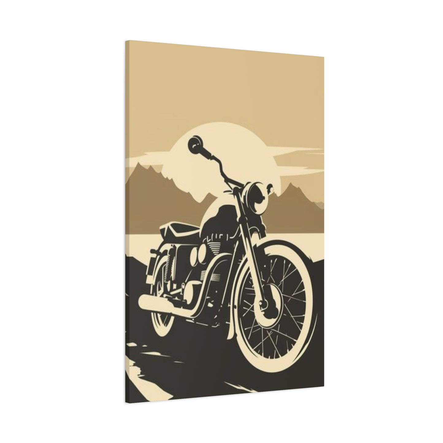 Classic Bike Poster Motorcycle Wall Art & Canvas Prints