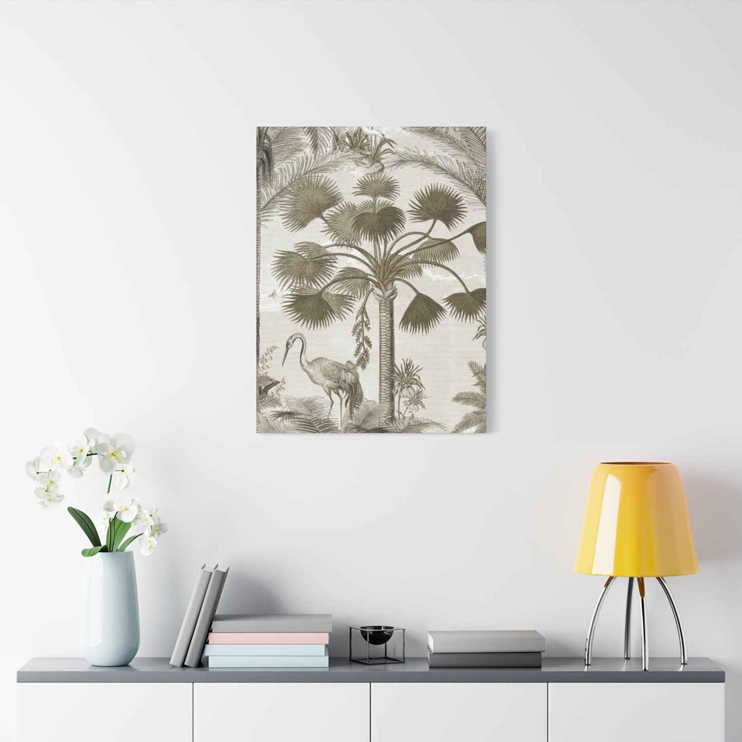 Palm Tree & Animals In Wildlife Wall Art & Canvas Prints