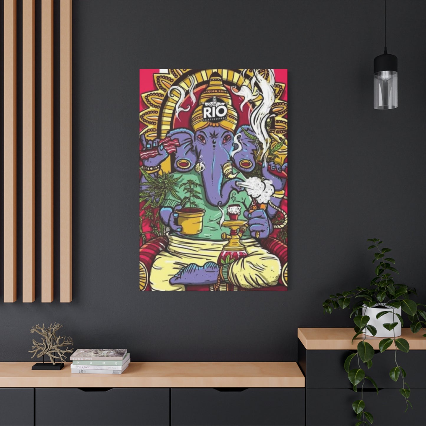 Hukkah Poster Marijuana Wall Art & Canvas Prints