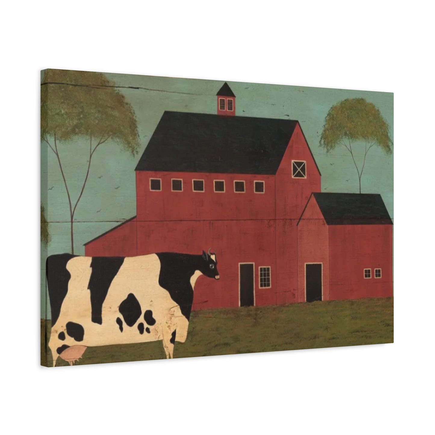 Cow in The Farm Kimble Warren Wall Art & Canvas Prints