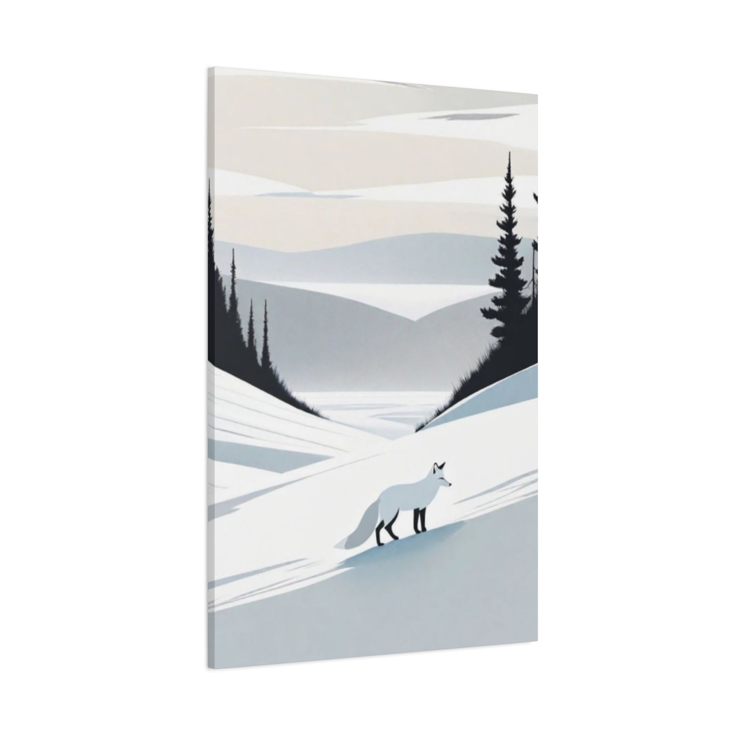 Snow Fox Wall Art & Canvas Prints