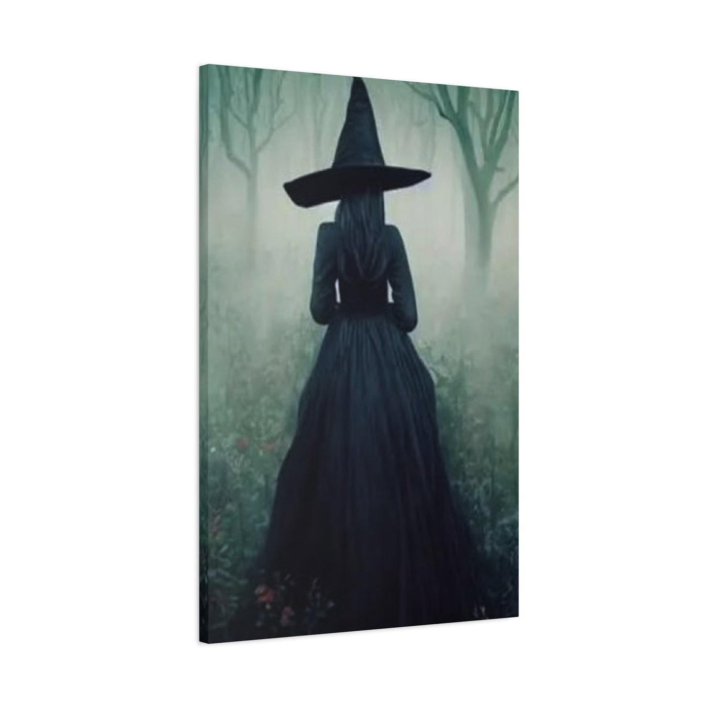 Halloween Witch Painting Wall Art & Canvas Prints