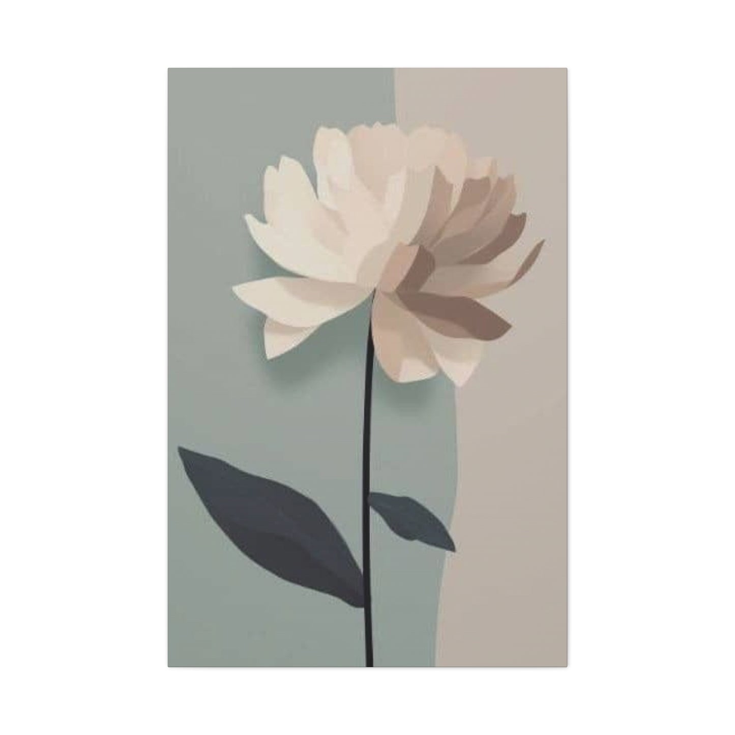 Creamy Flower Entryway Wall Art & Canvas Prints