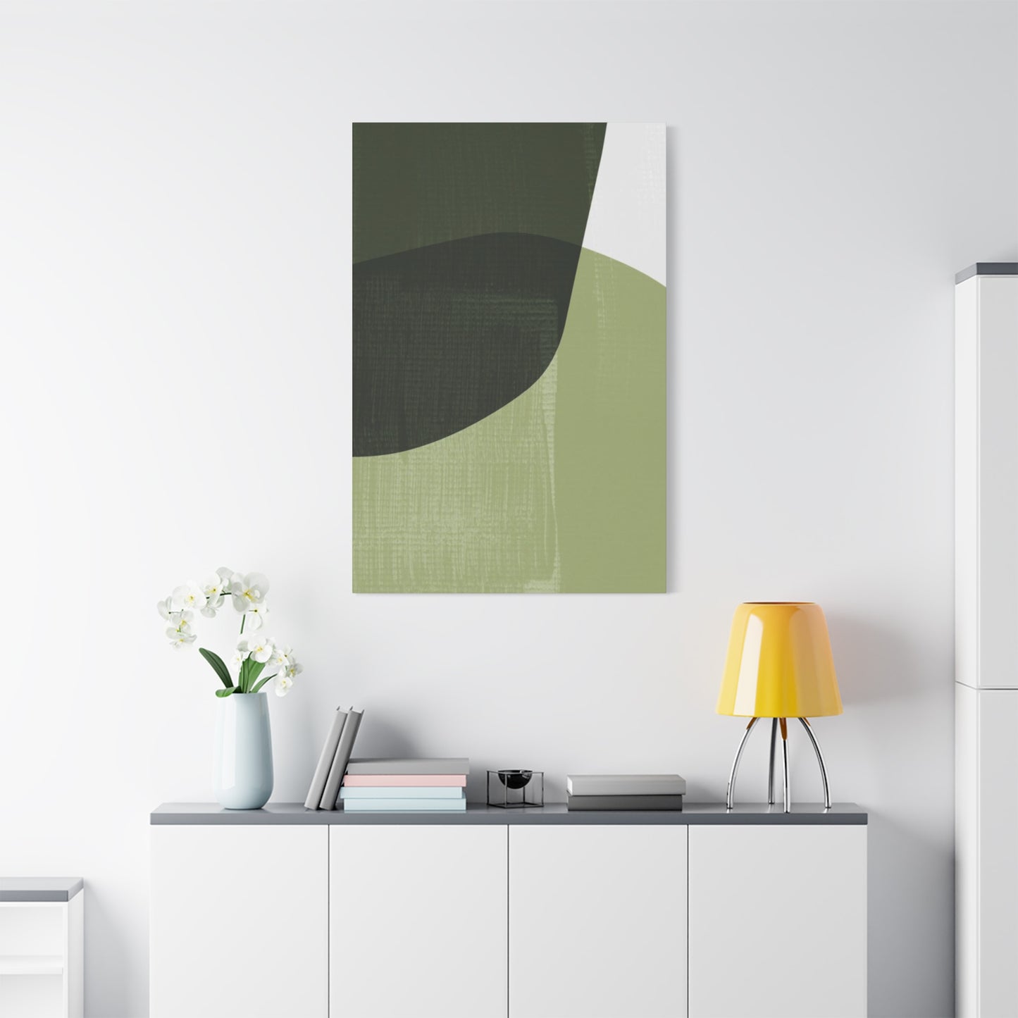 Three Shades Of Olive Green Wall Art & Canvas Prints