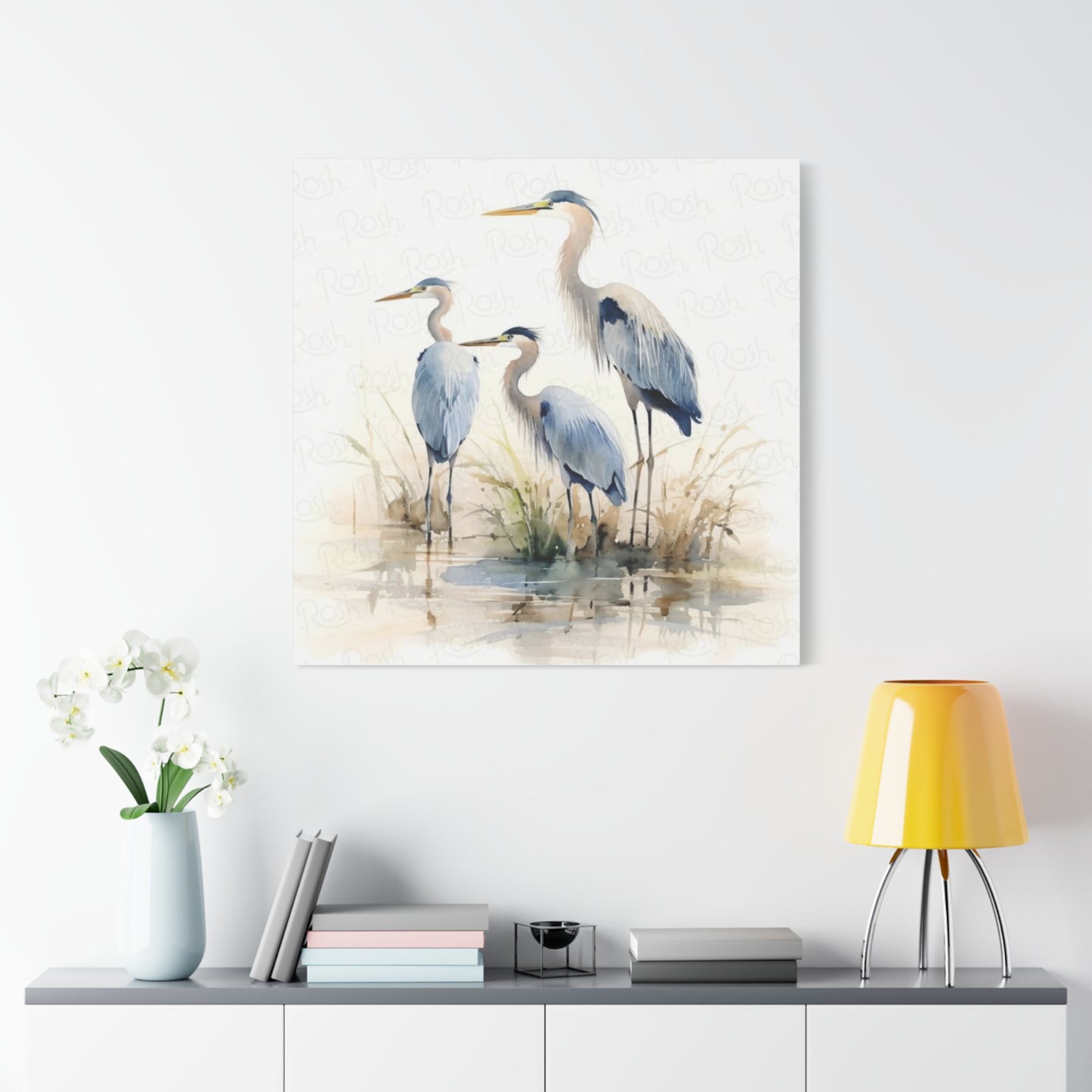 Three Herons Wall Art & Canvas Prints