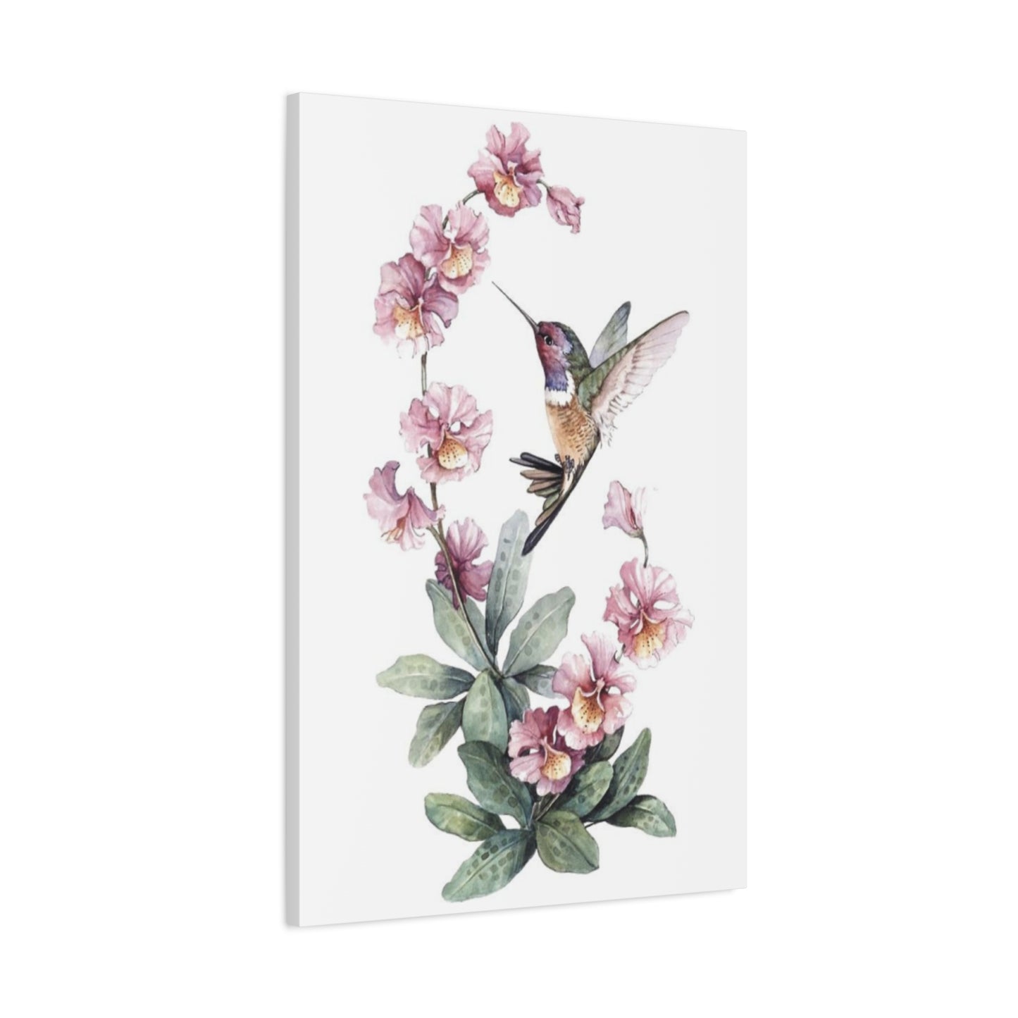 Flying Humming Bird Painting Wall Art & Canvas Prints