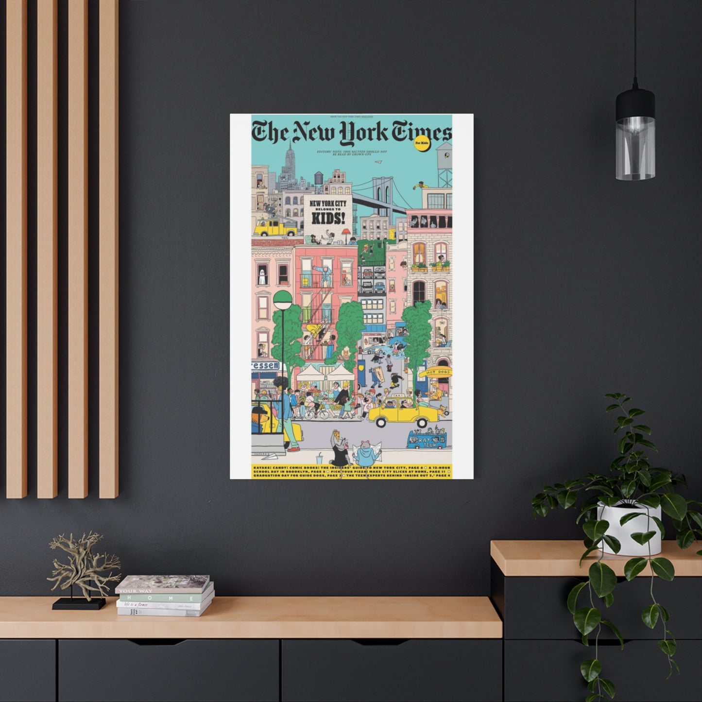 Animation Of New York City Skyline Wall Art & Canvas Prints