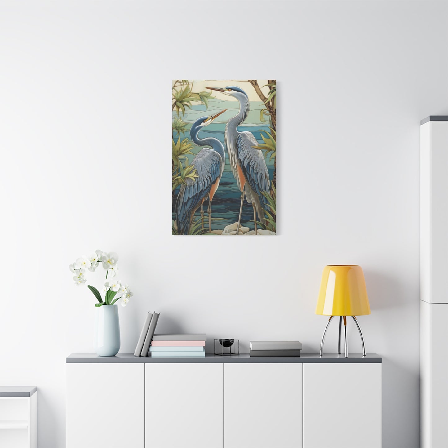 Herons in Wild Wall Art & Canvas Prints