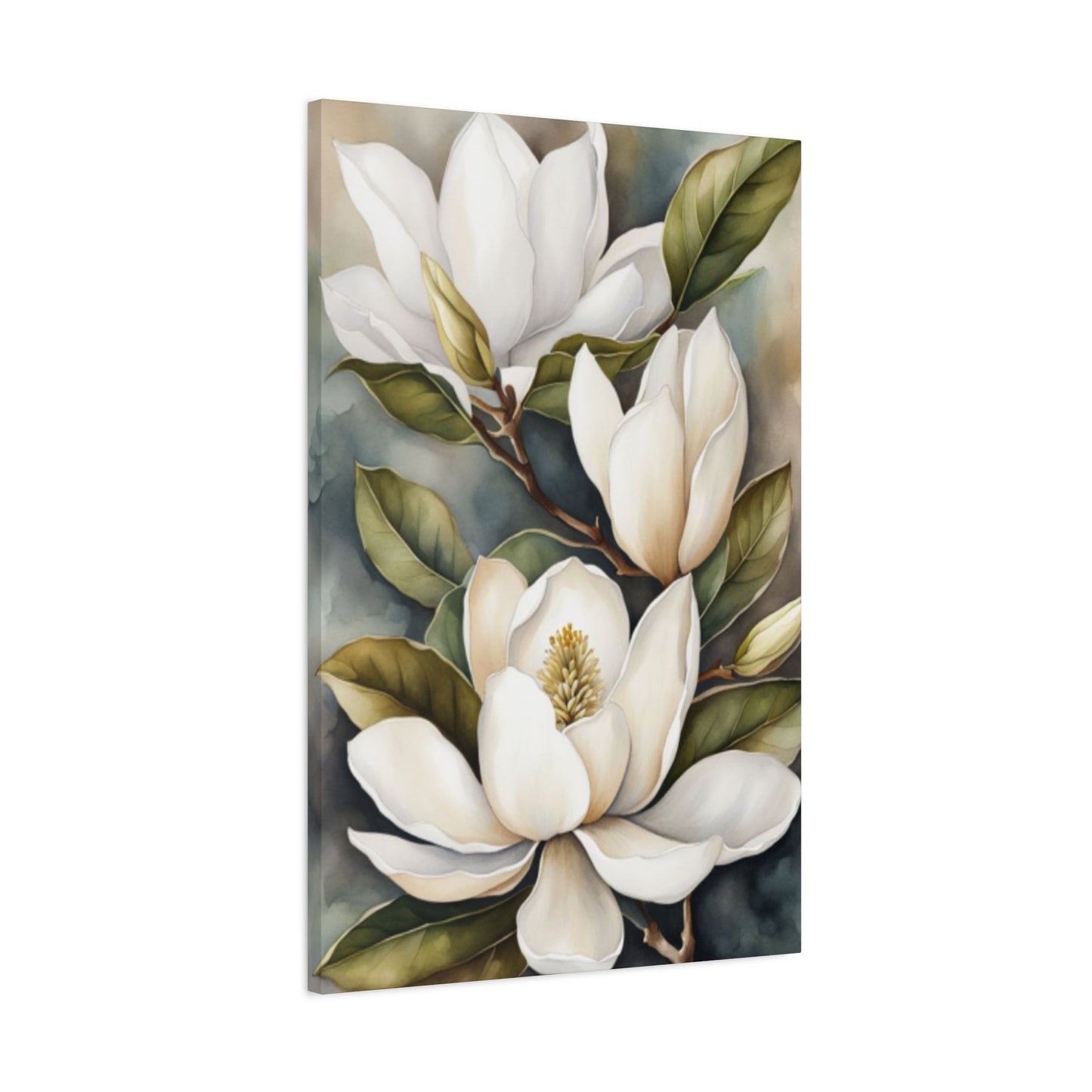 White Magnolia Flower Plant Wall Art & Canvas Prints