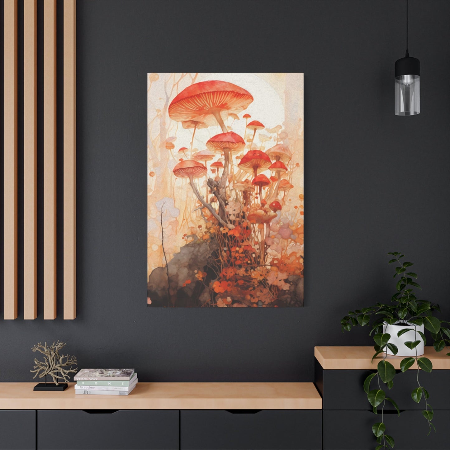 Mushroom Family Wall Art & Canvas Prints