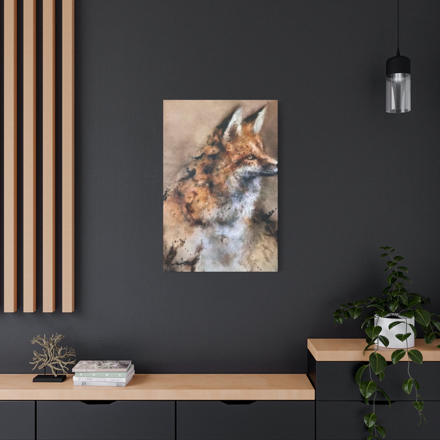 The Fox Abstract Wall Art & Canvas Prints