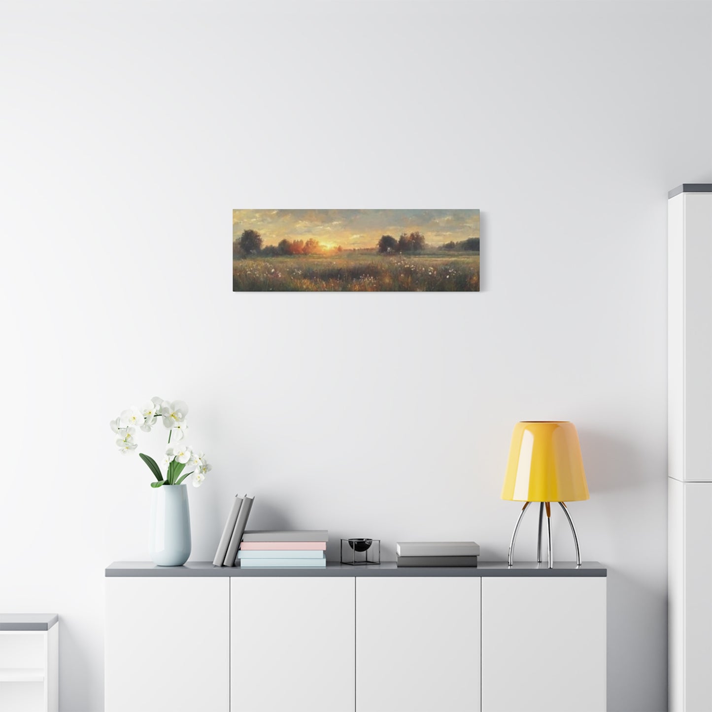 Sunrise In Lush Green Wildlife Panoramas Wall Art & Canvas Prints