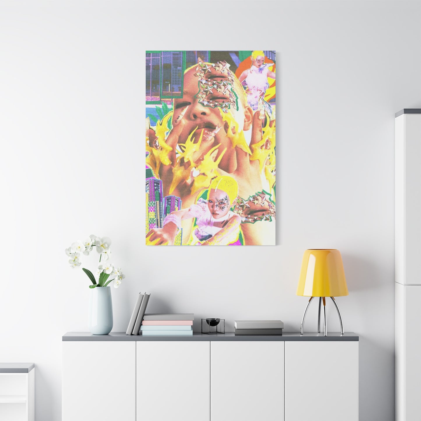 Korean Girls Painting Mixed Media Wall Art & Canvas Prints