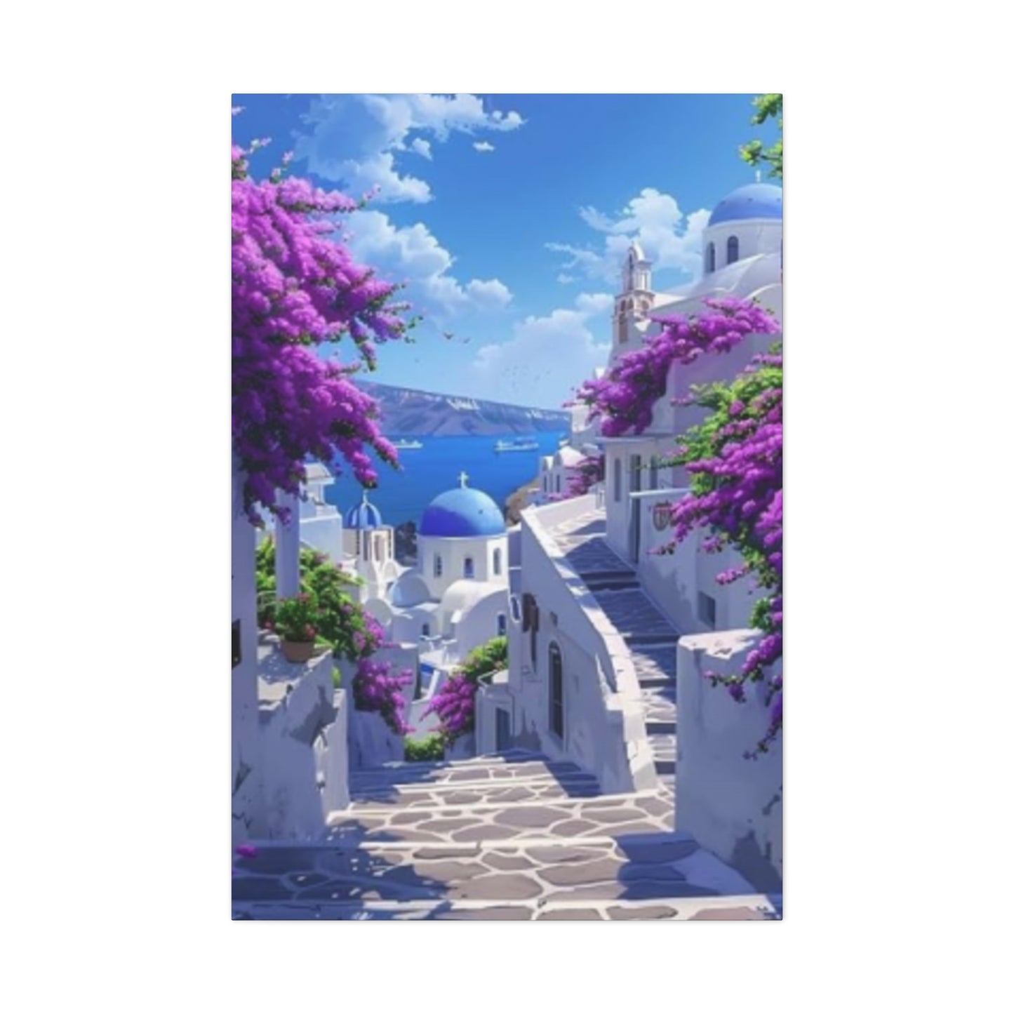 Greece Blossom Wall Art & Canvas Prints