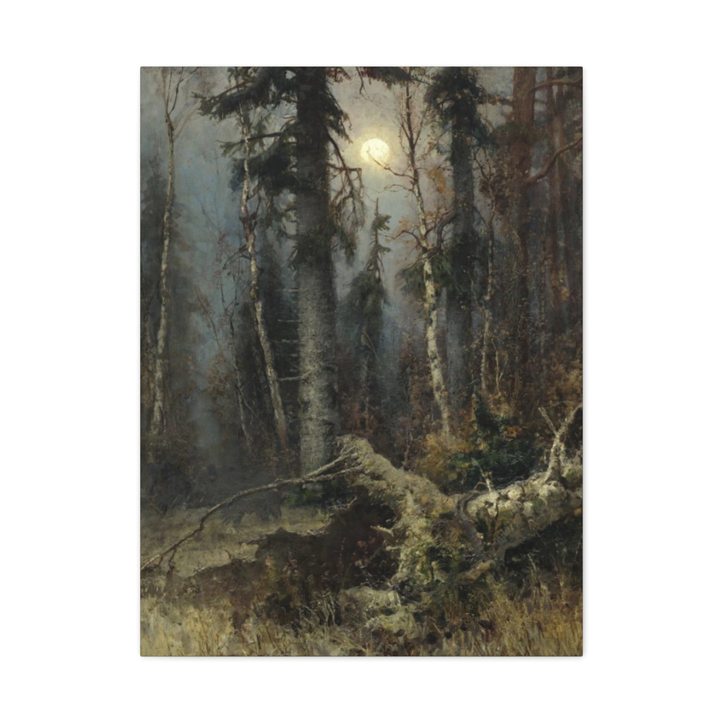 Full Moon Forest Wall Art & Canvas Prints