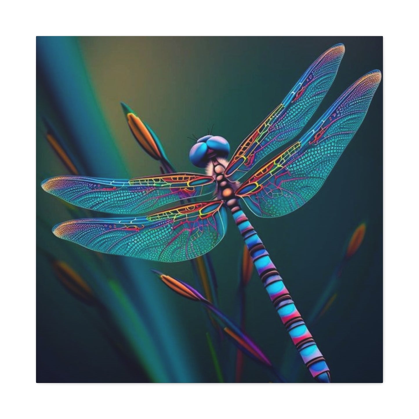 Colorful Dragonfly Wall Art & Canvas Prints