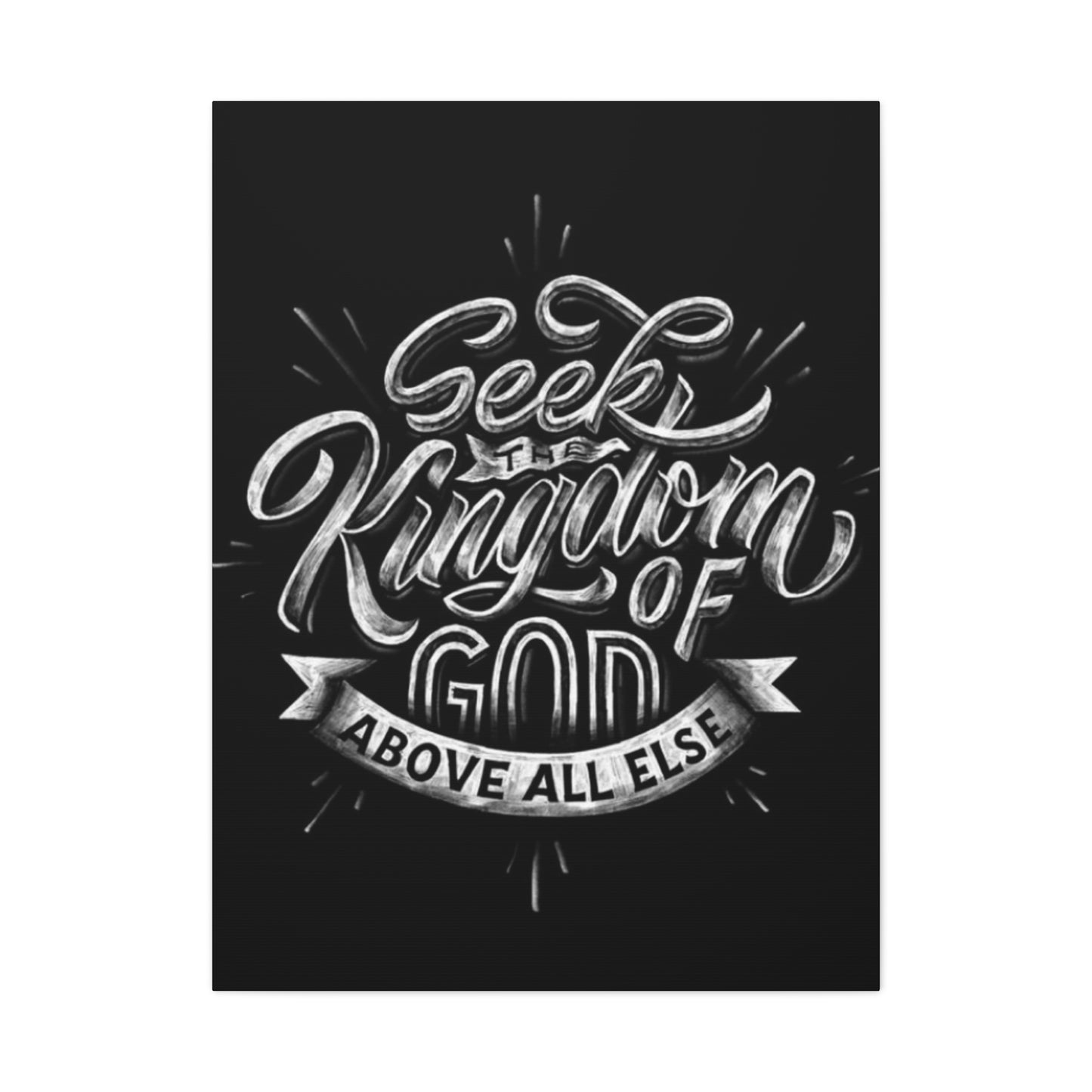 Kingdom Chalkboard Wall Art & Canvas Prints