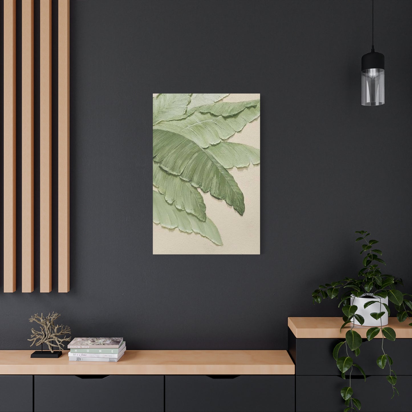 Green Palm Tree Leaves Wall Art & Canvas Prints