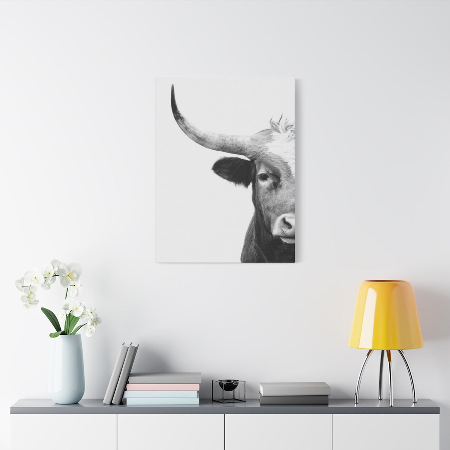 Bull Longhorn Photography Wall Art & Canvas Prints