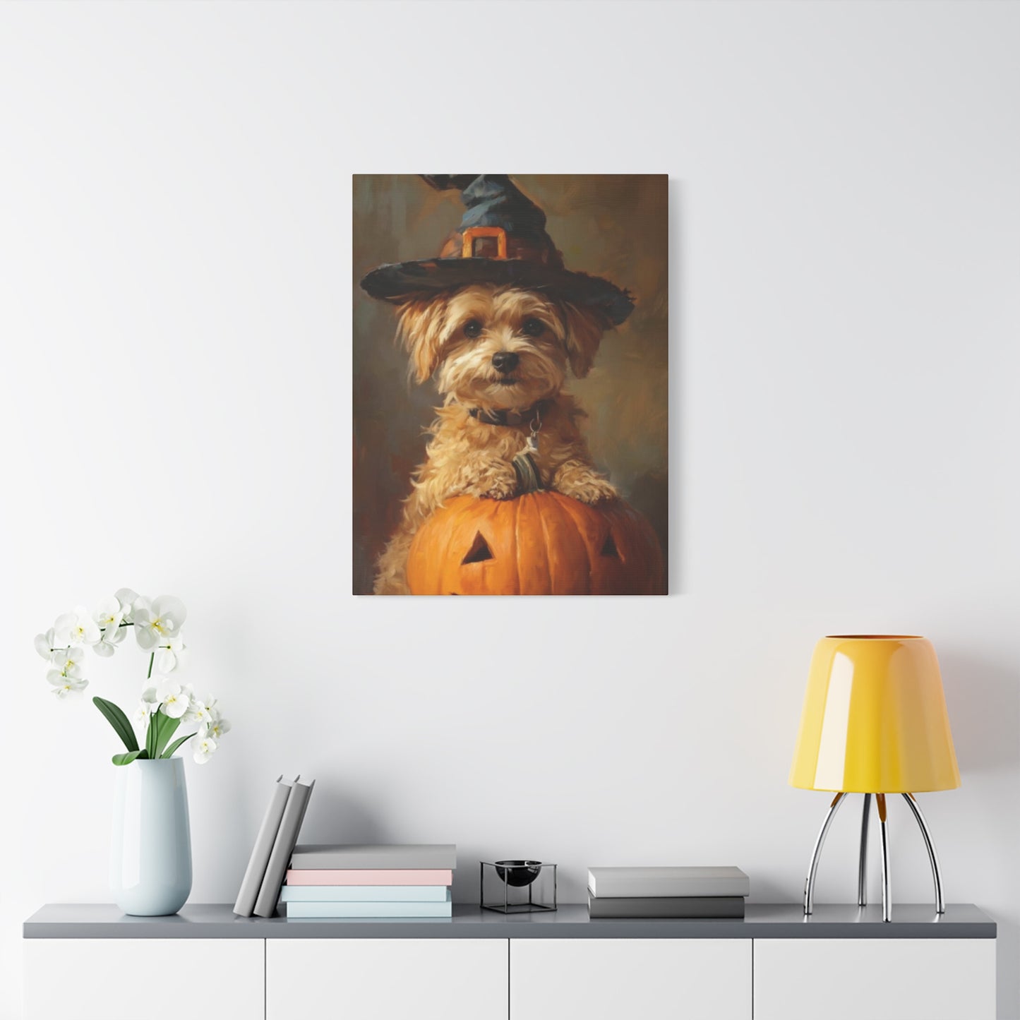 Halloween Dog Wall Art & Canvas Prints