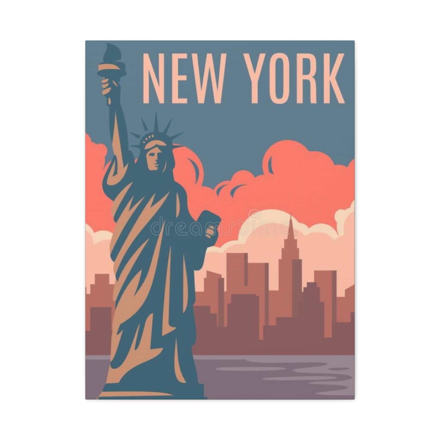 Poster Of Statue Of Liberty New York City Wall Art & Canvas Prints