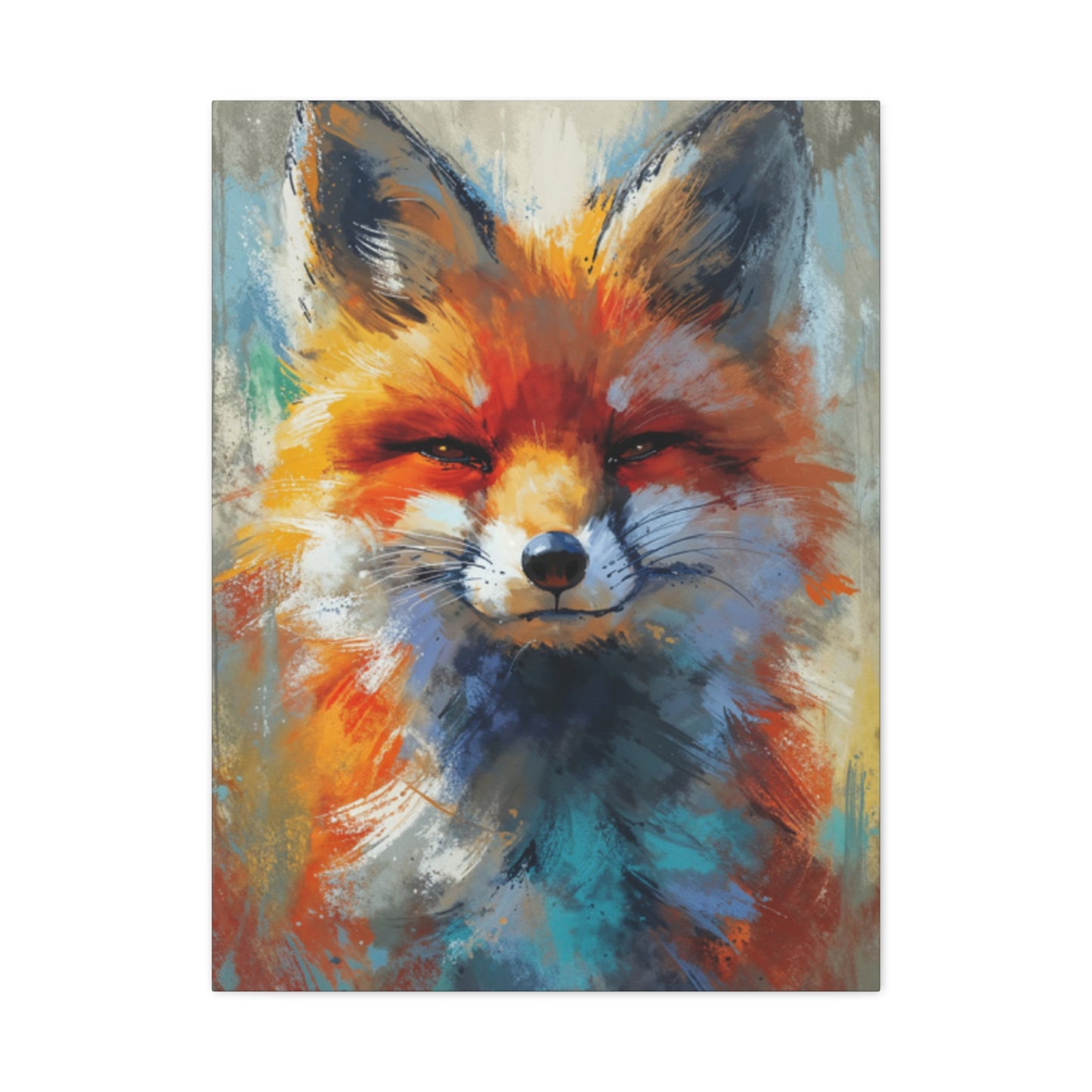 The Closeup Abstract Fox Wall Art & Canvas Prints