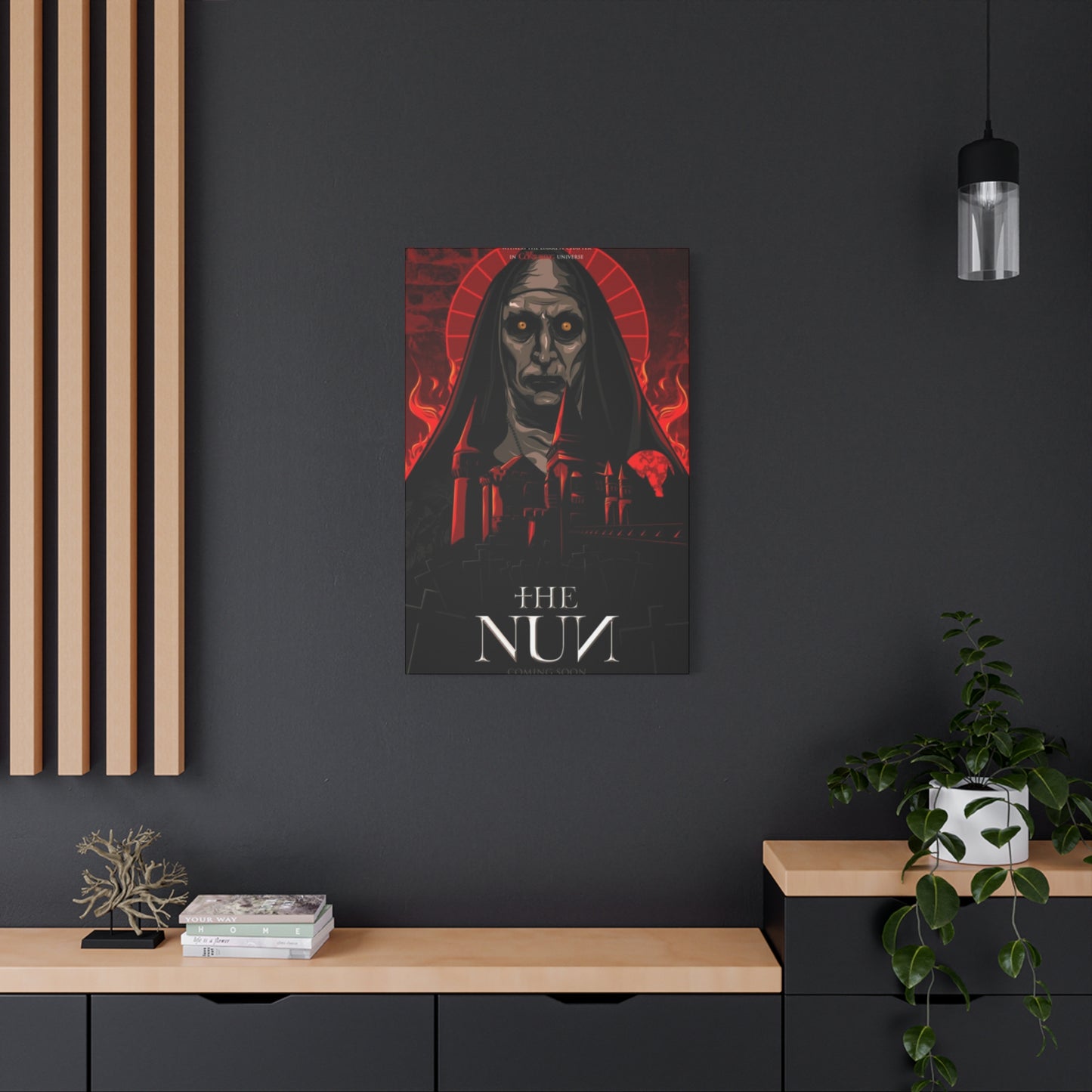 The Nun Horror Movie Poster Wall Art & Canvas Prints