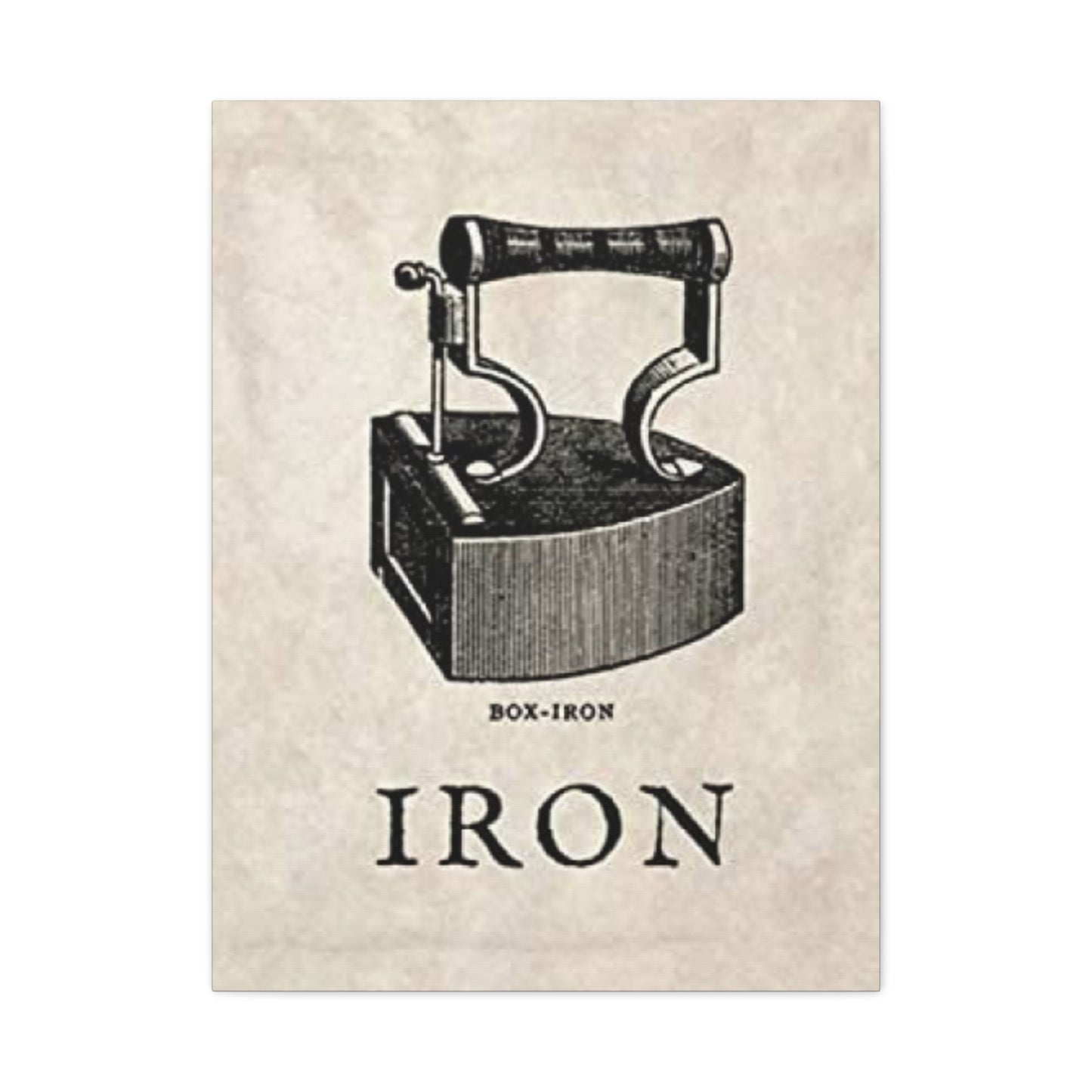 Box Iron Laundry Wall Art & Canvas Prints