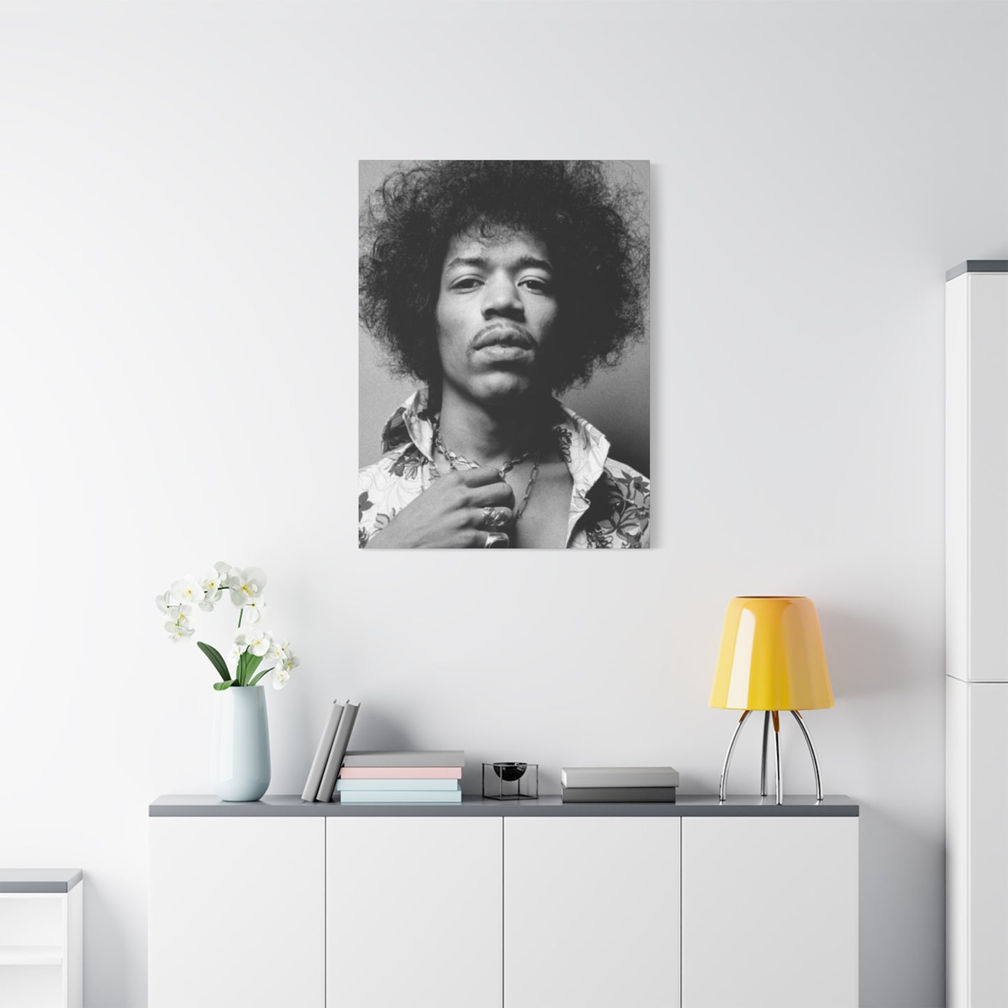 Monochrome Jimi Hendrix Photography Wall Art & Canvas Prints