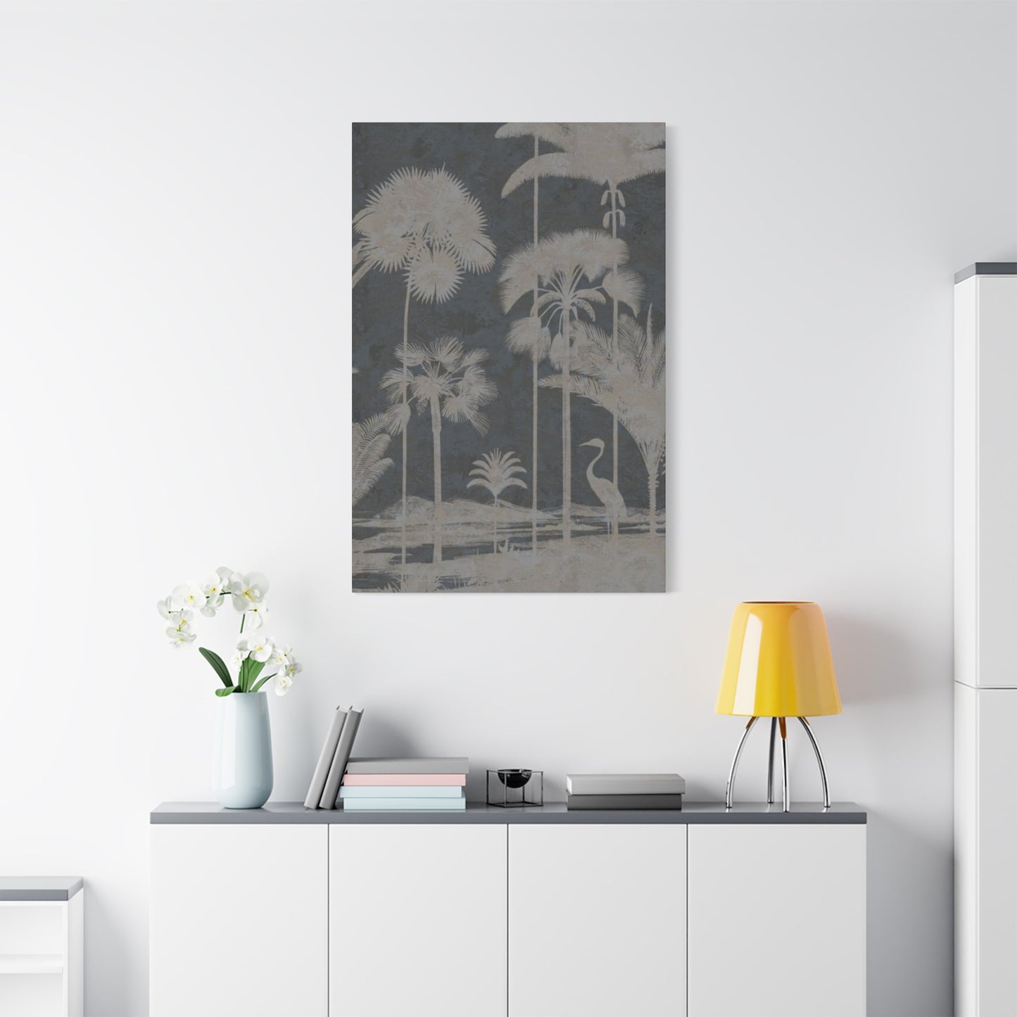 Black & White Palm Tree Wall Art & Canvas Prints