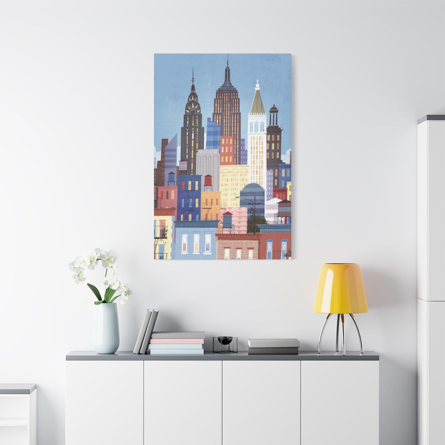 Manhattan Poster New York City Skyline Wall Art & Canvas Prints