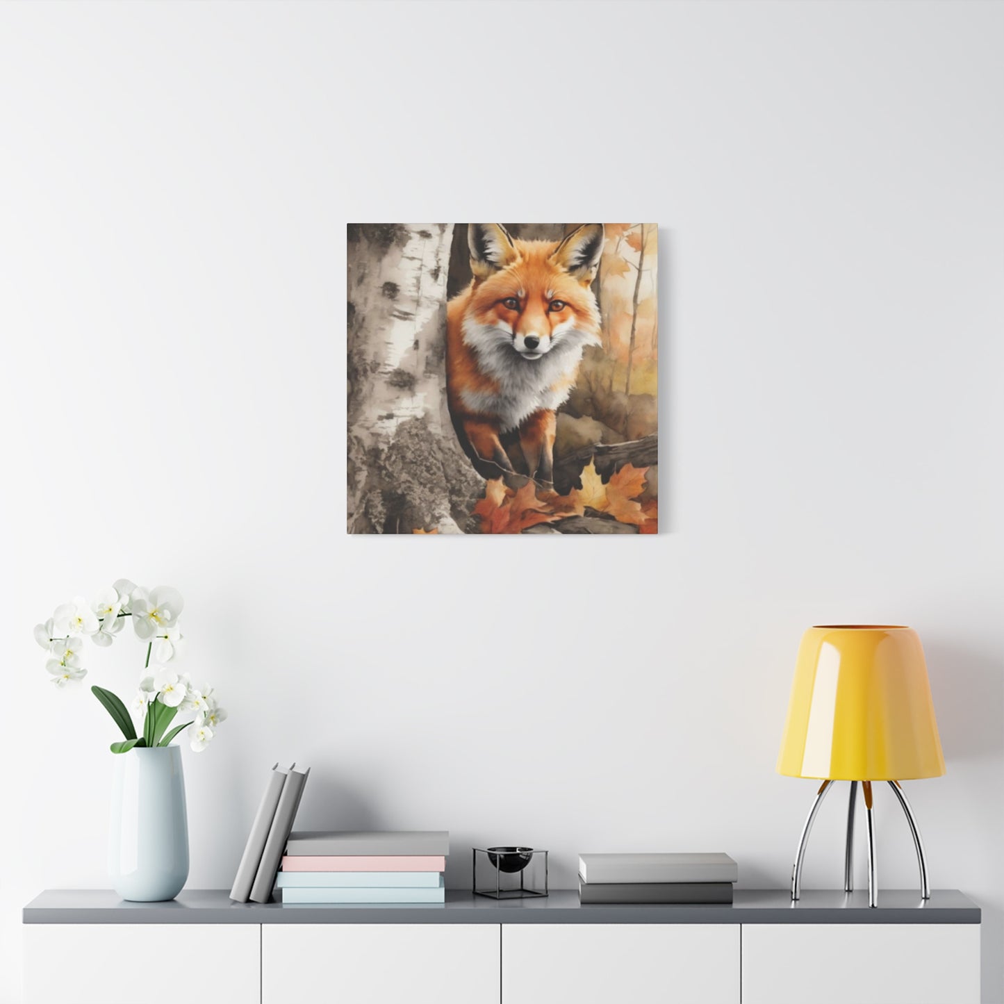 Little Baby Fox Wall Art & Canvas Prints