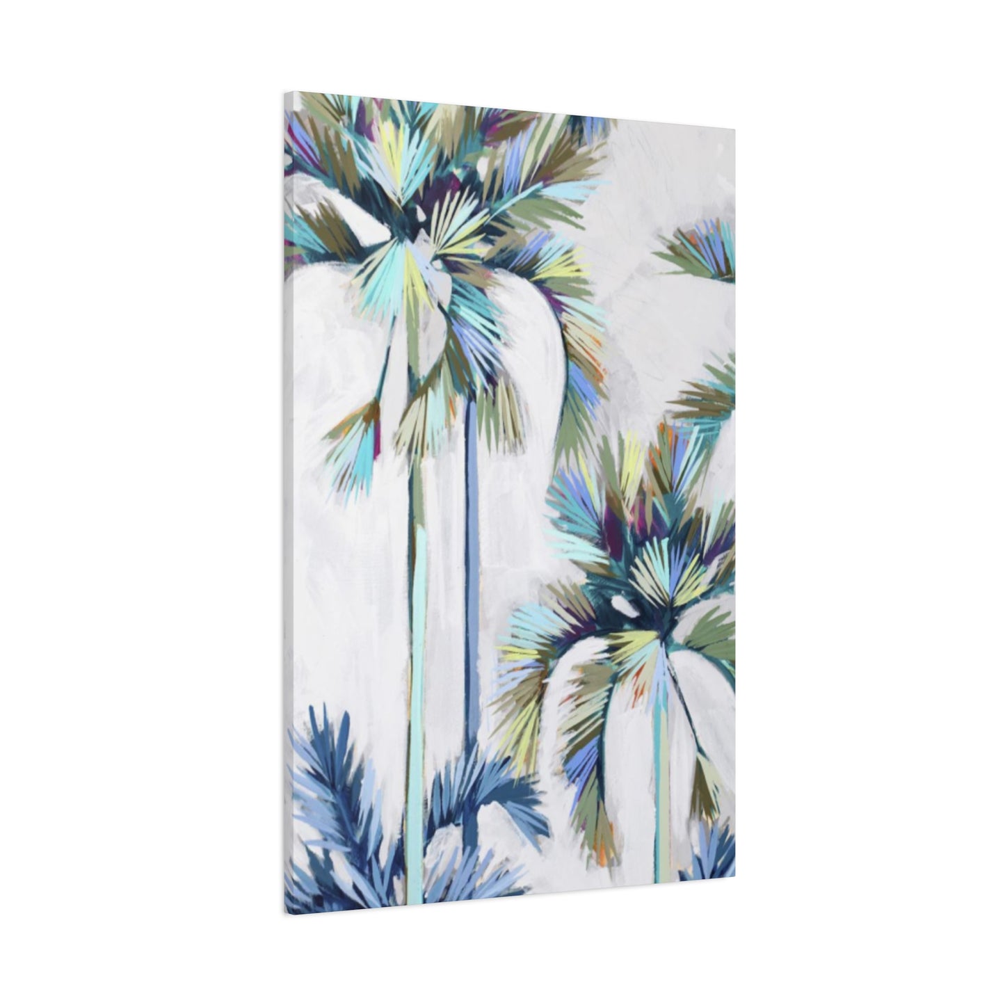 Negative Image Palm Tree Wall Art & Canvas Prints