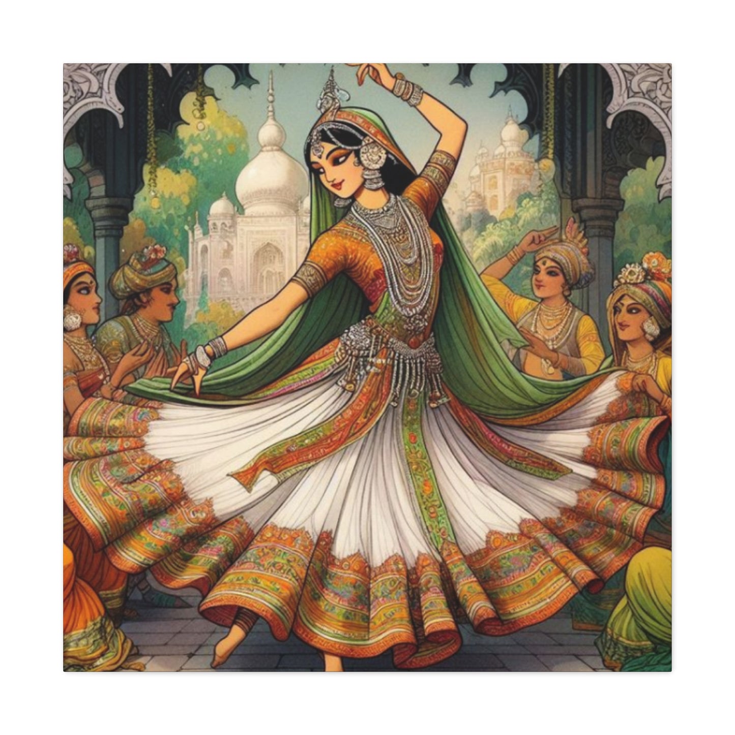 Indian Queen Dancing Wall Art & Canvas Prints