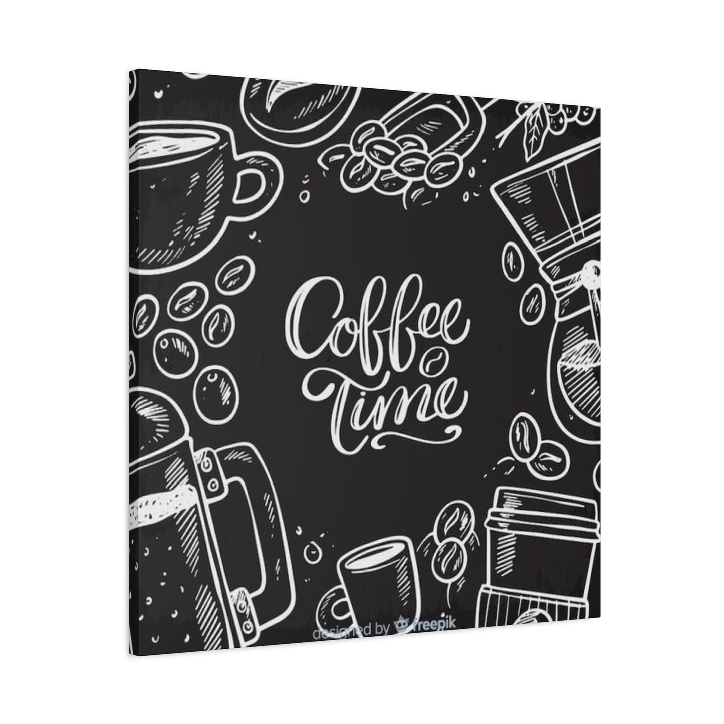 Coffee Time Chalkboard Wall Art & Canvas Prints