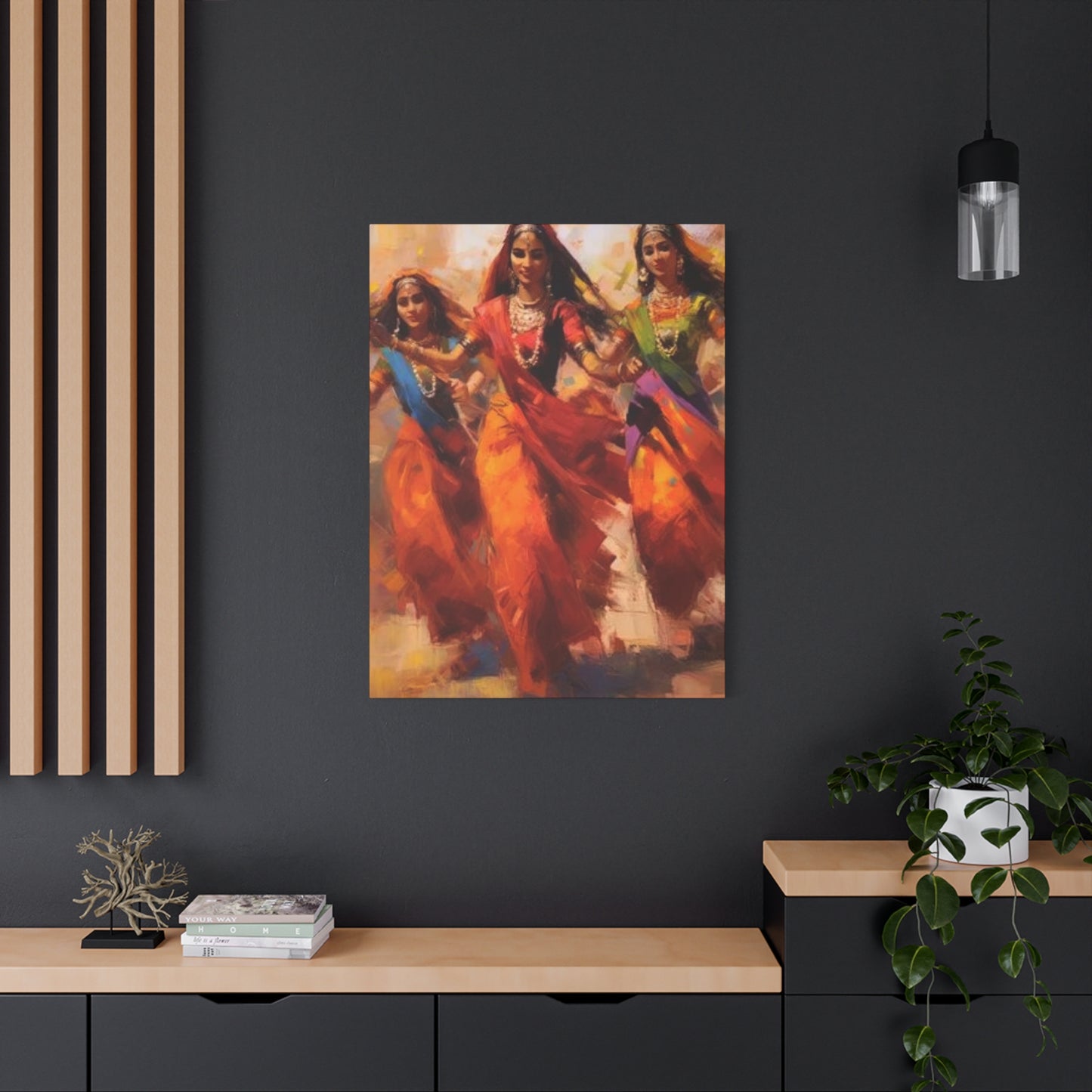 Beautiful Indian Women Enjoying Wall Art & Canvas Prints