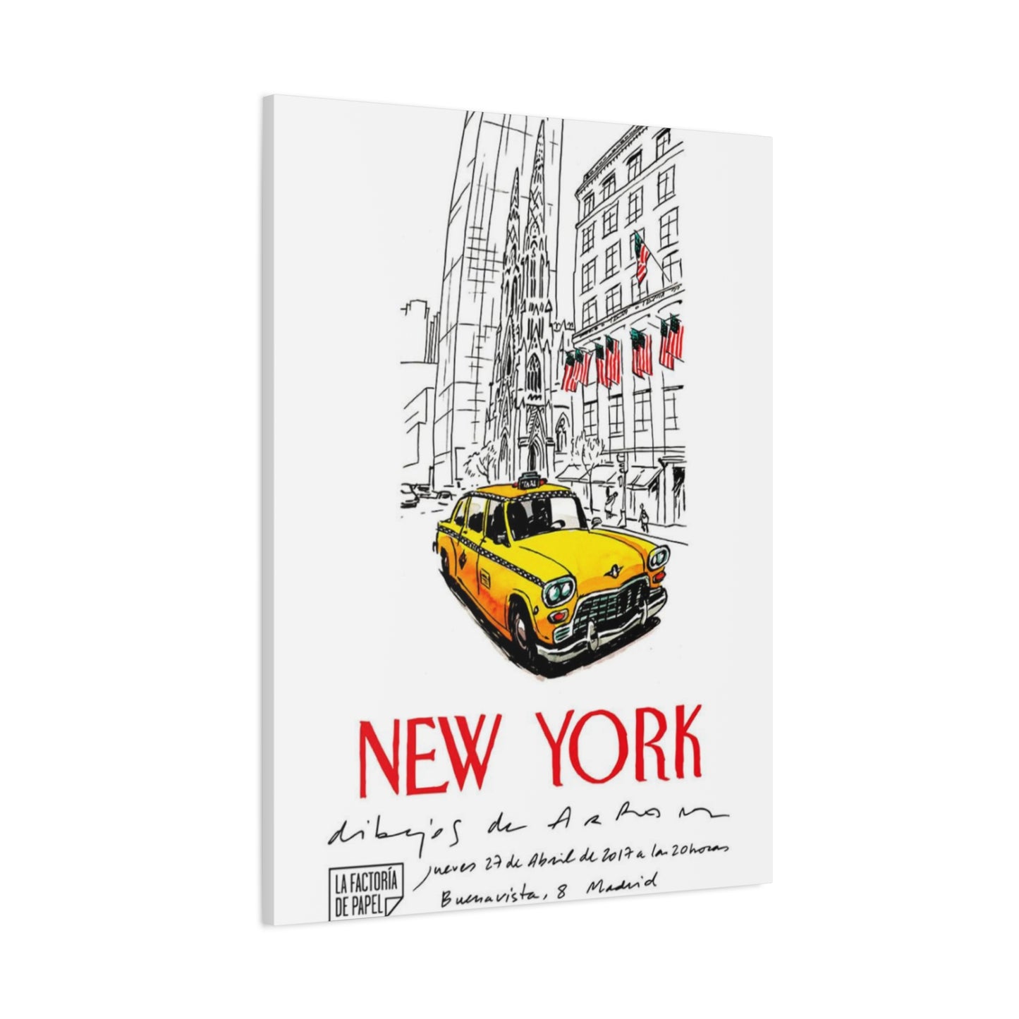 Yellow Taxi Of New York City Wall Art & Canvas Prints