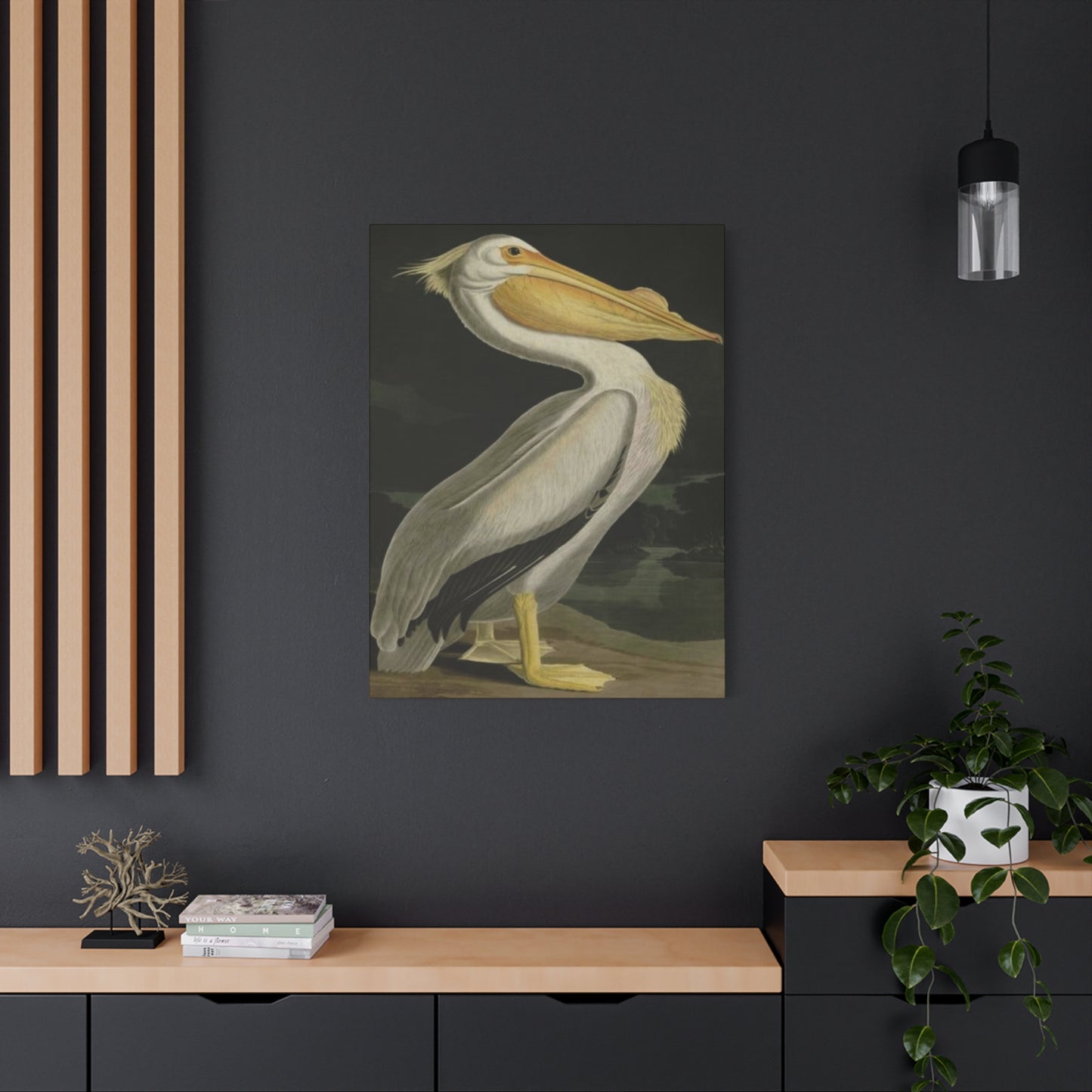 Fat Beak Pelican Poster Wall Art & Canvas Prints