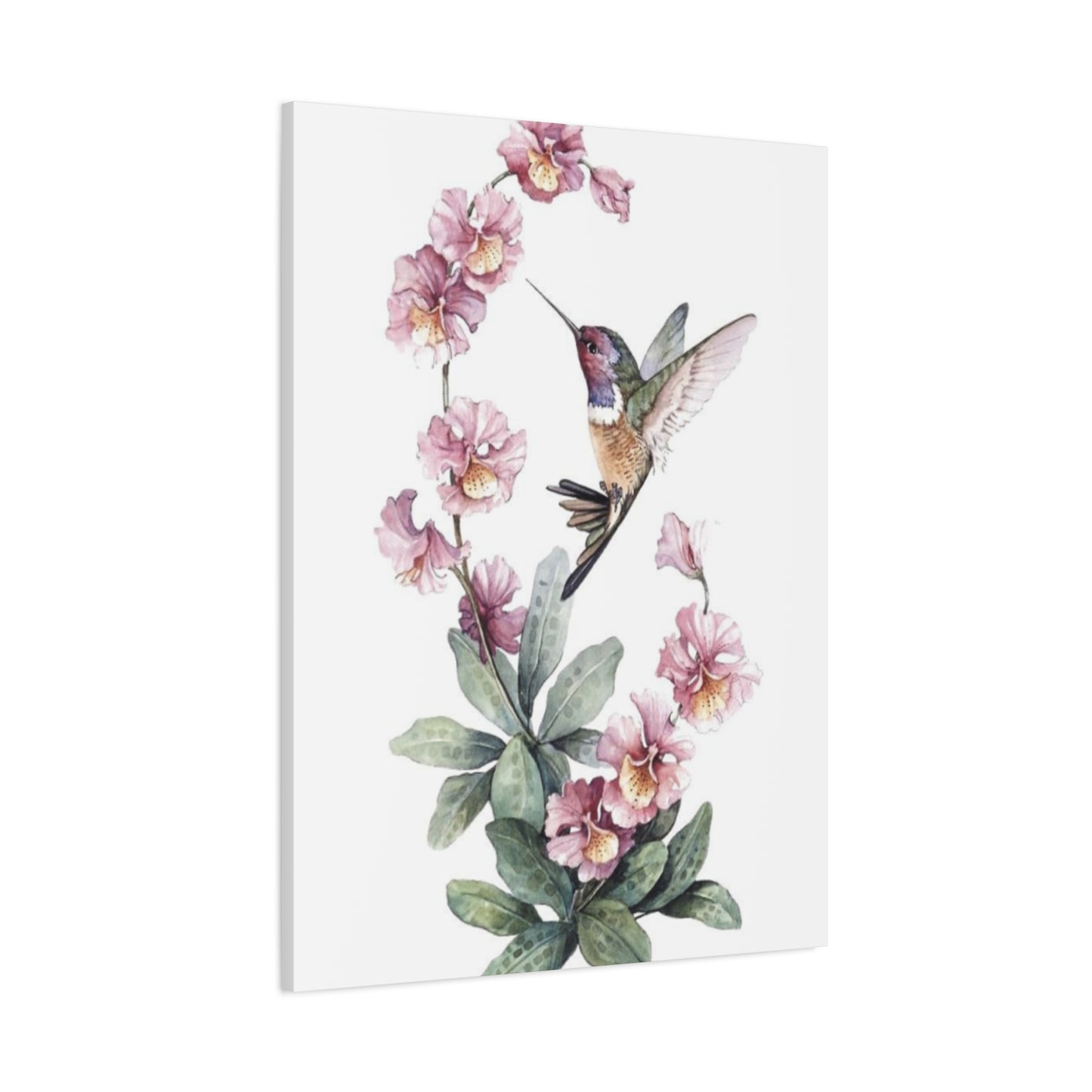 Flying Humming Bird Painting Wall Art & Canvas Prints