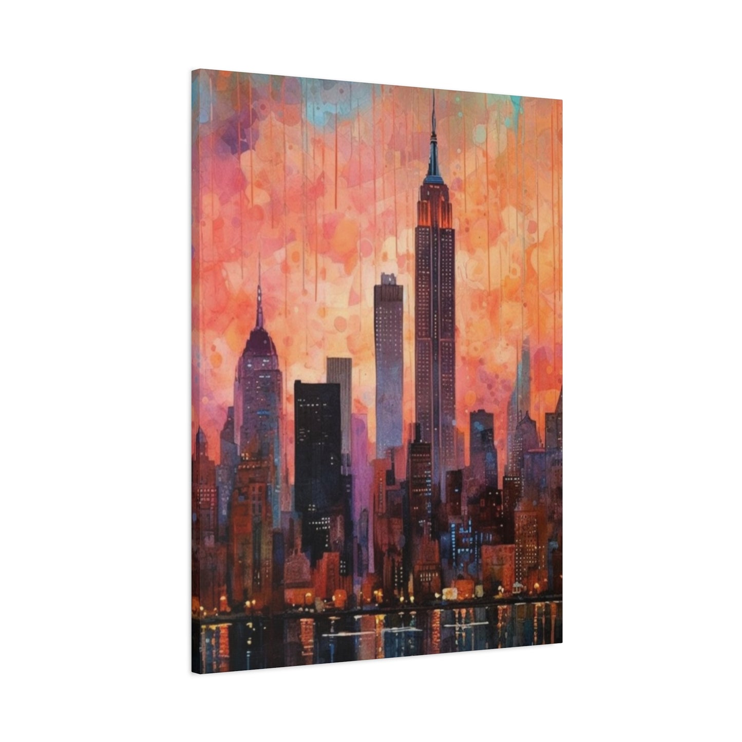 Painting Of New York City Skyline Wall Art & Canvas Prints