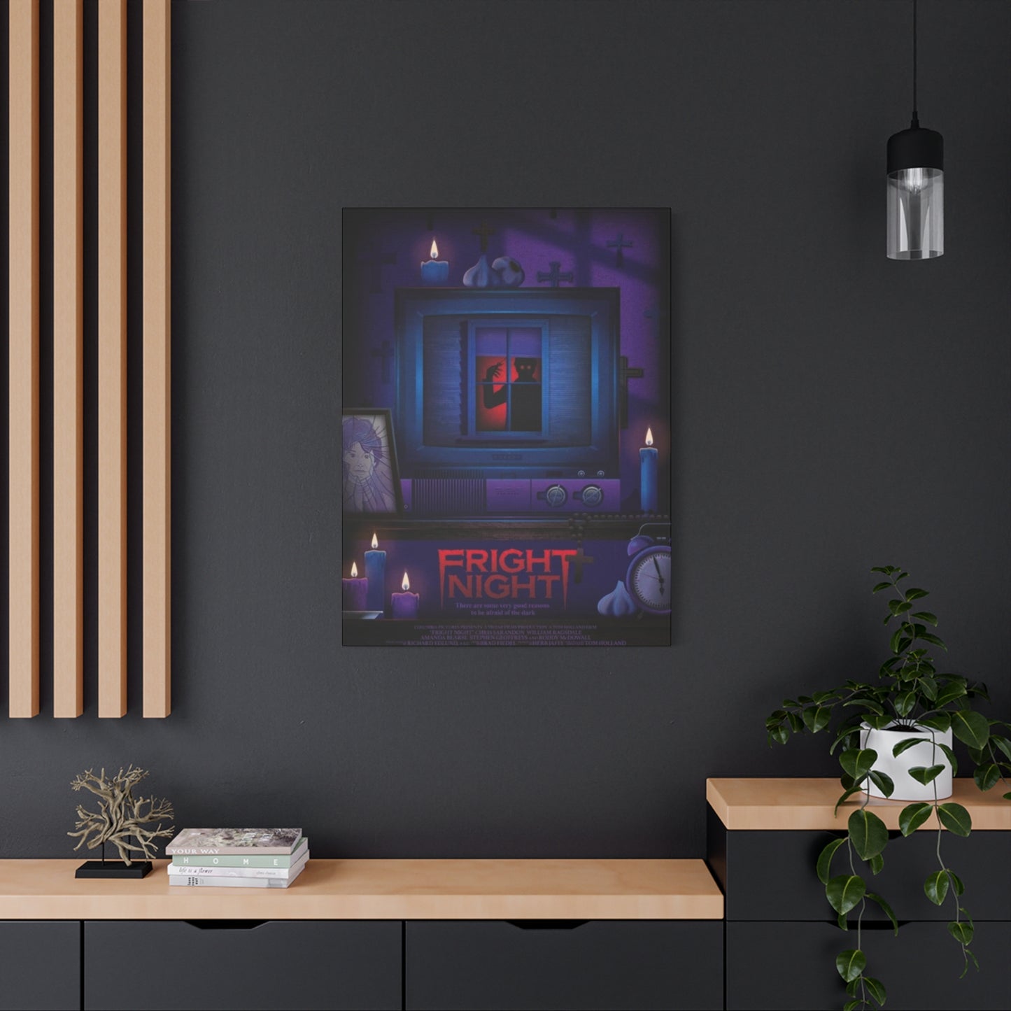 Fright Night Horror Movie Poster Wall Art & Canvas Prints