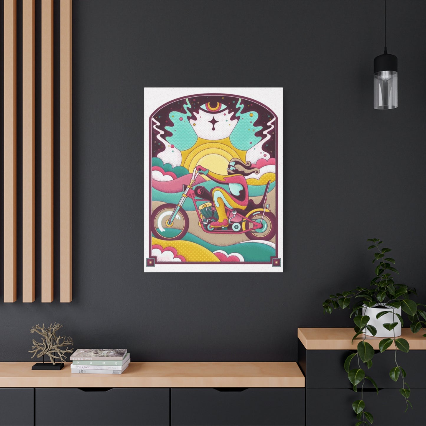 Bomber Bike Poster Motorcycle Wall Art & Canvas Prints