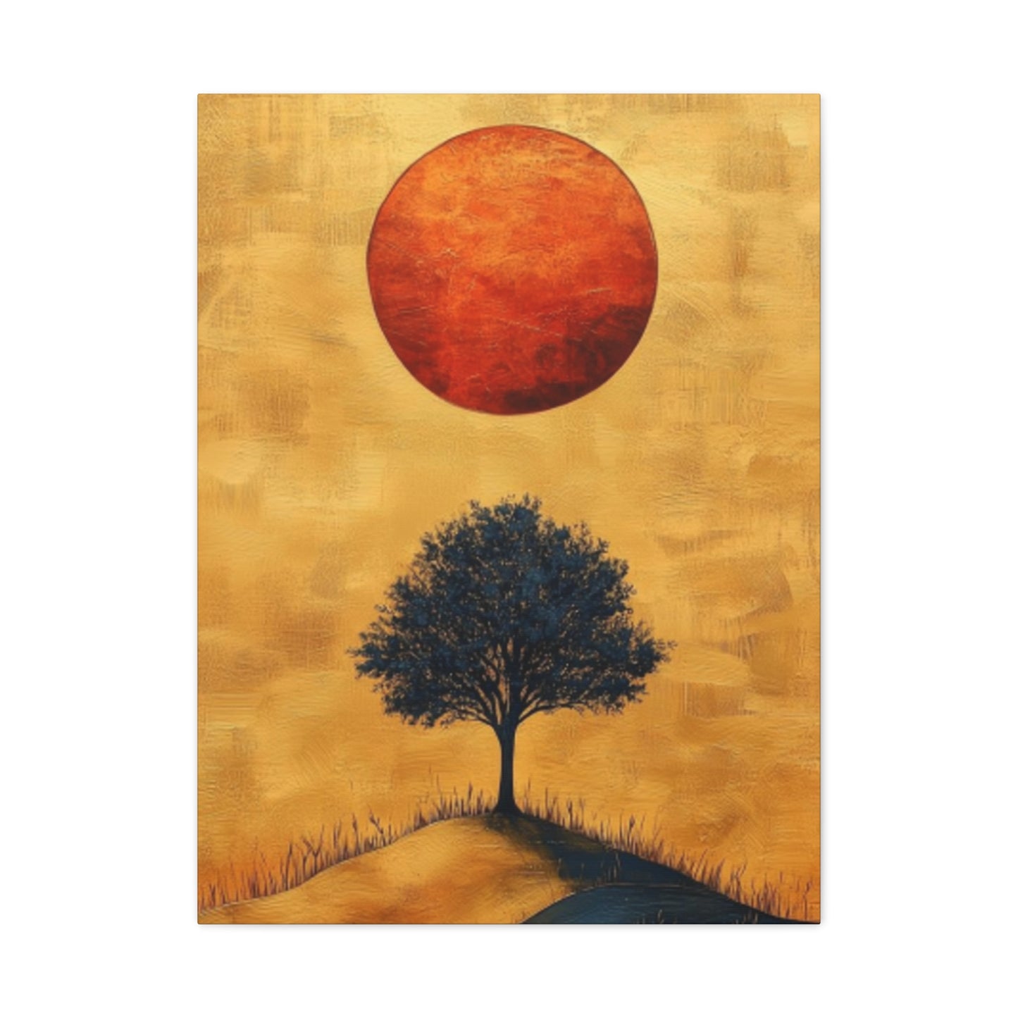 Sun And Tree Modernism Wall Art & Canvas Prints