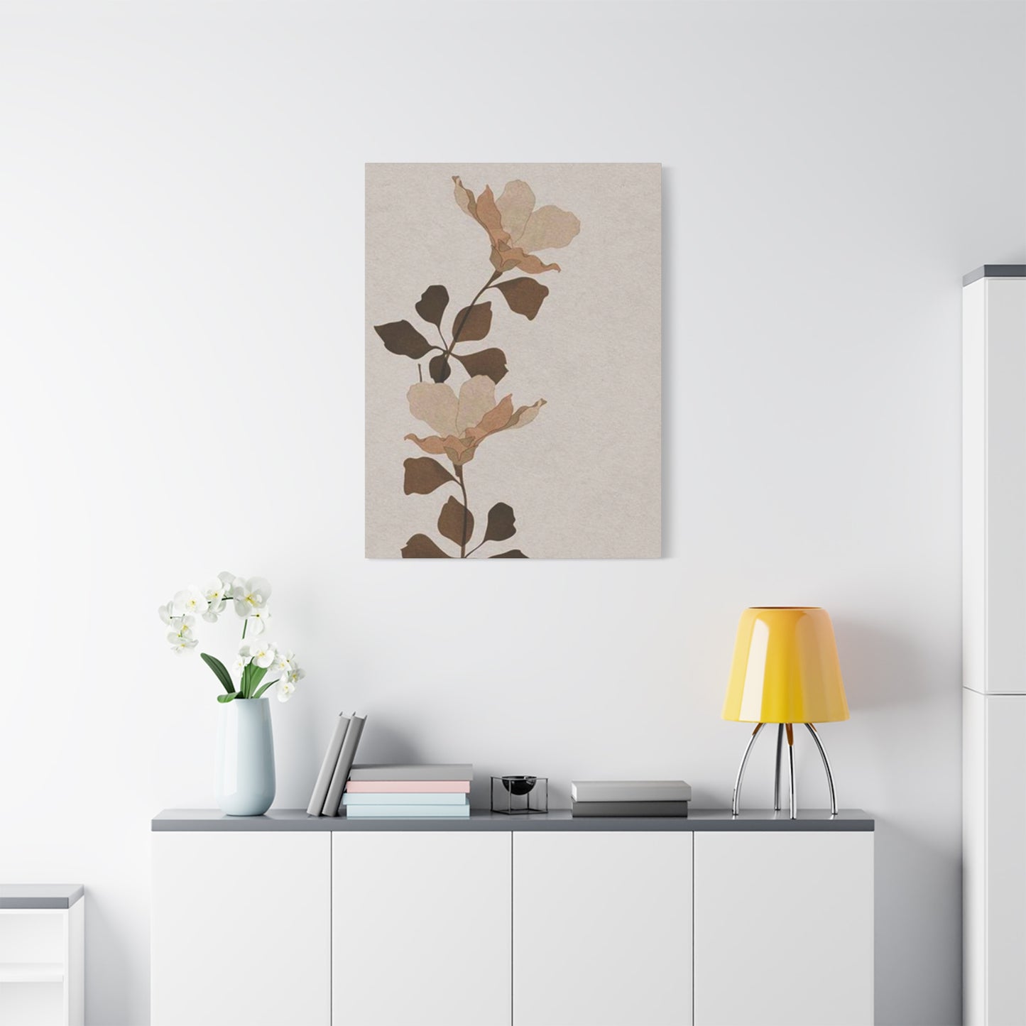 Flower Stem Entryway Wall Art & Canvas Prints