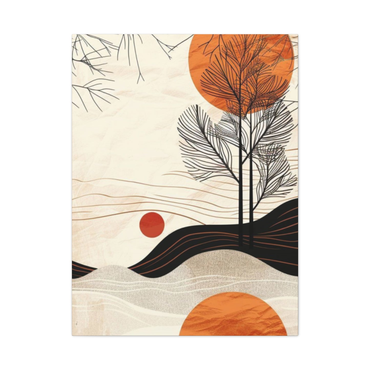 Minimalist Art Nouveau Landscape Modernism Wall Art & Canvas Prints